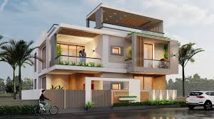 Modern bungalow exterior